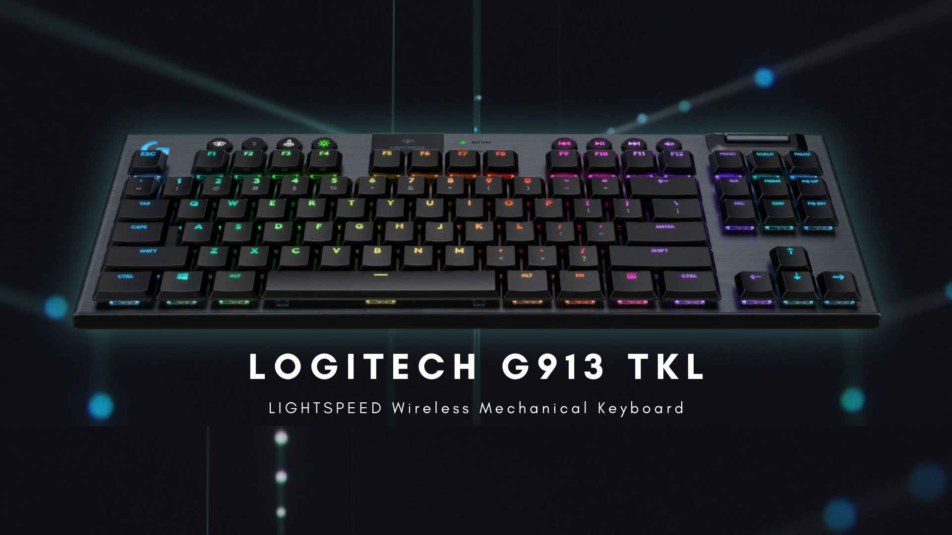 Logitech G913 TKL Lightspeed Wireless RGB Mechanical Tenkeyless 
