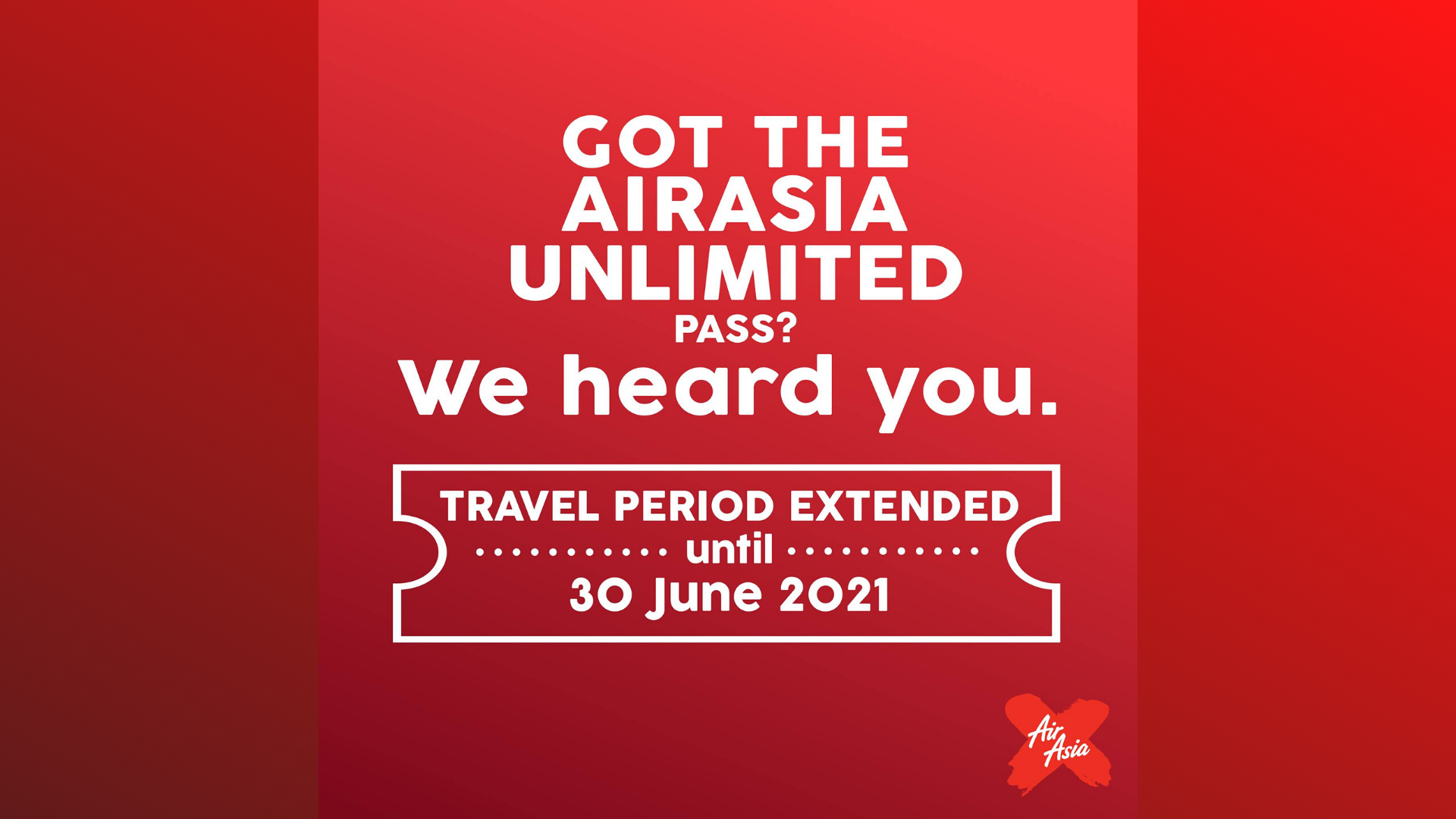 AirAsia Unlimited Pass Extended