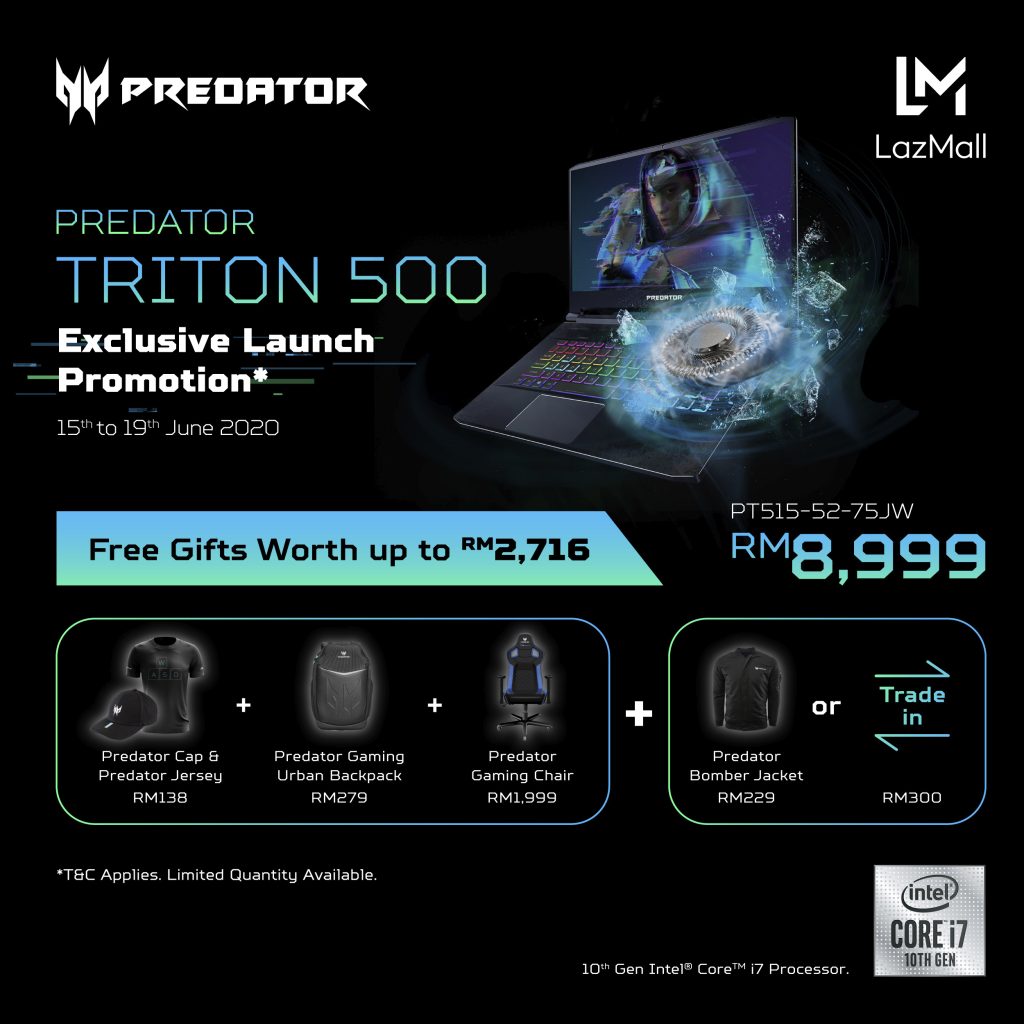 Acer Nitro 5 And Predator Triton 500 Now In Malaysia; Refreshed With Intel 10th Gen From RM3,799 20