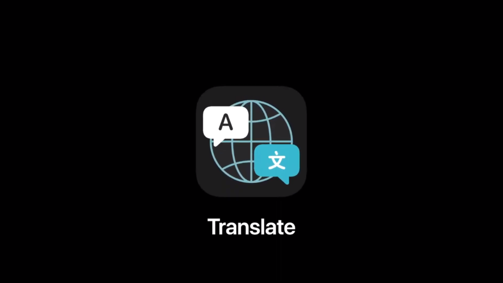 iOS 14 translate app