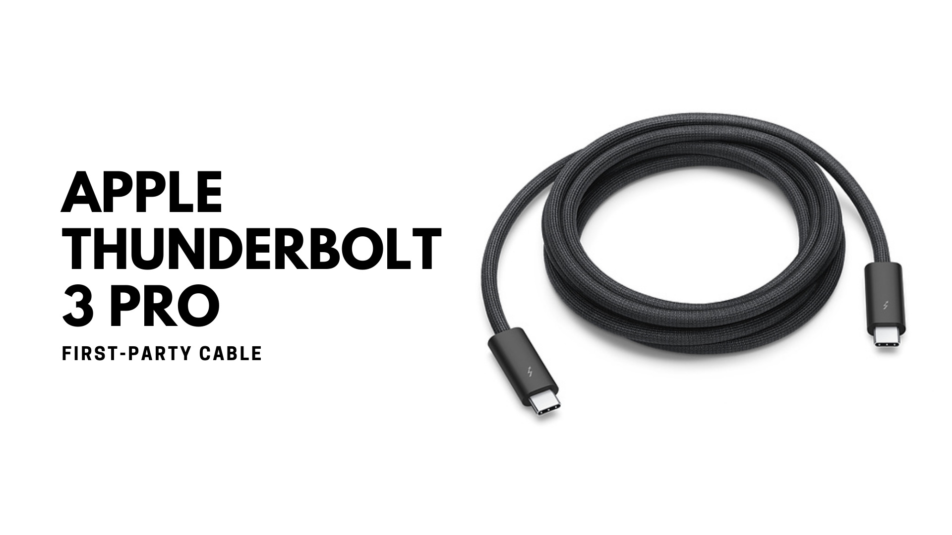 Apple Thunderbolt 3 Pro Cable