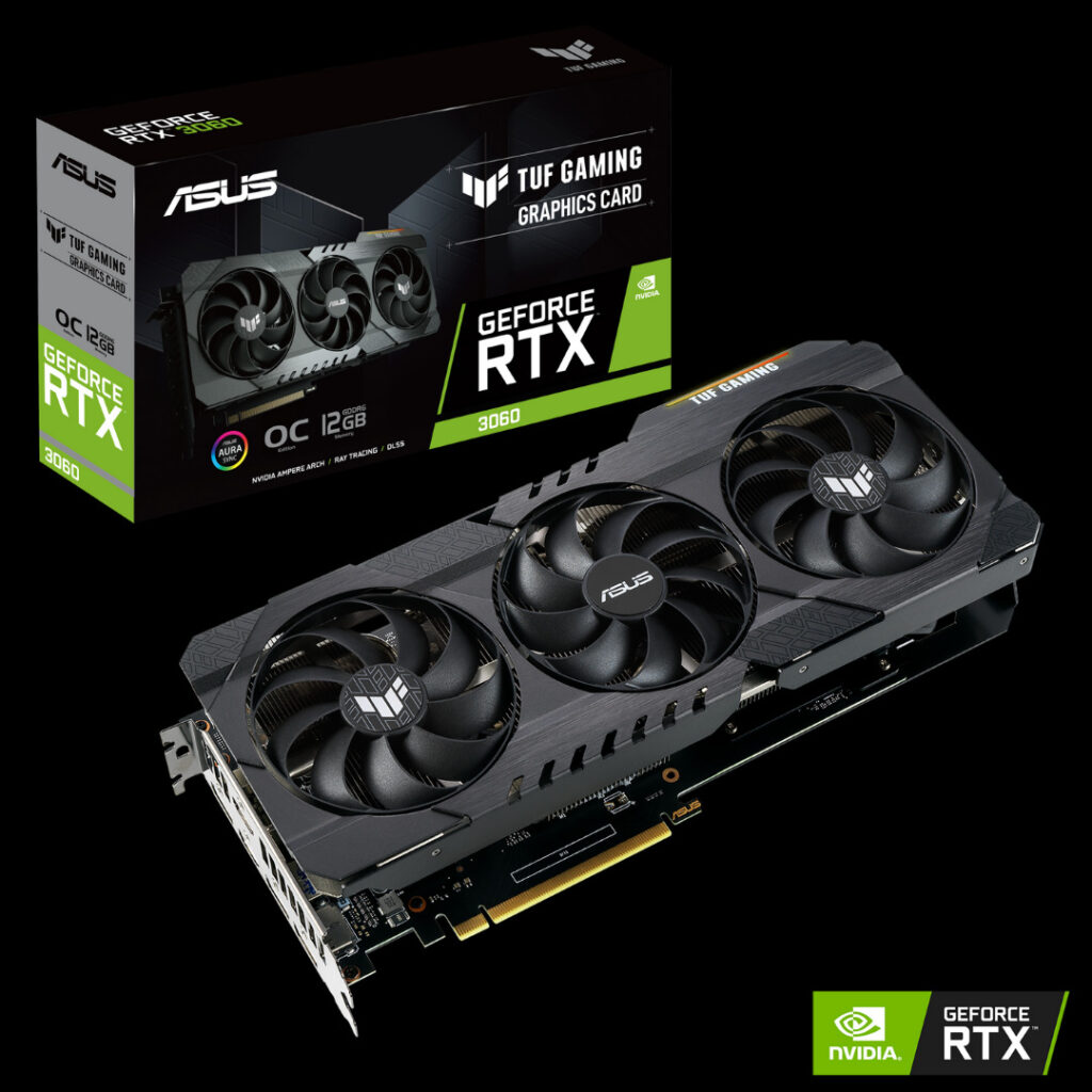 Asus NVIDIA GeForce RTX 3060 12 GB GPU TUF Gaming