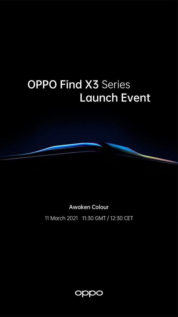 OPPO Find X3 Pro To Launch Globally on March 11th 2021 9