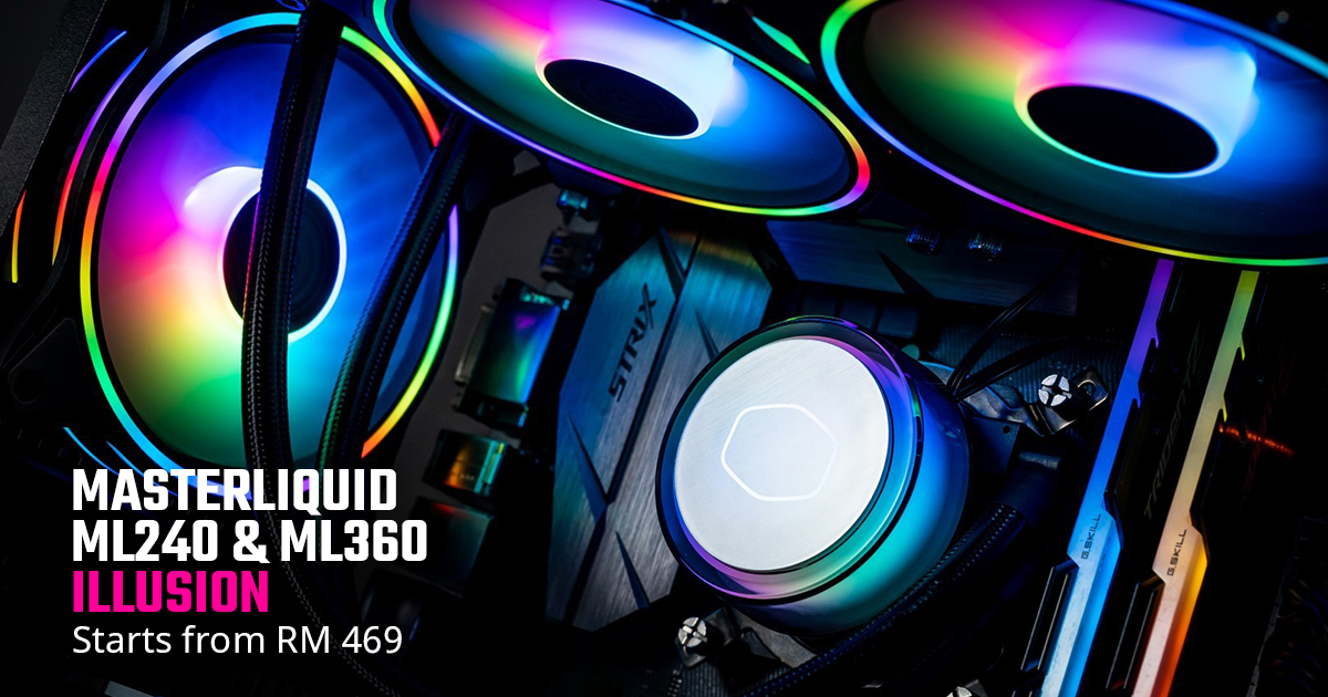 Cooler Master MasterLiquid ML240 Illusion And ML360 Illusion Liquid Coolers Introduced From RM469 | The AXO