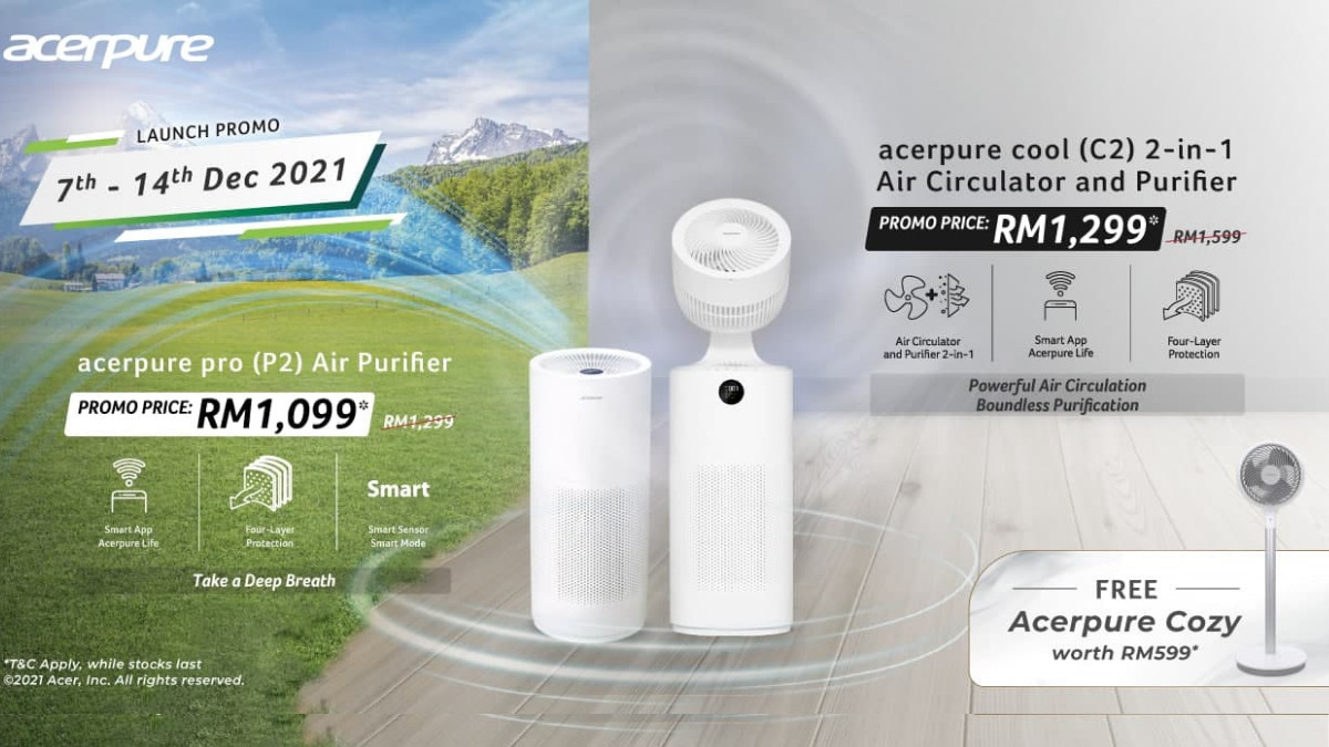 Acer Launches Acerpure Cool (C2) And Acerpure Pro (P2); Price At RM1,299 And RM1,099 respectively 12