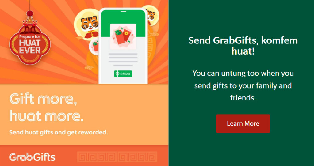 HUATEVER Chinese New Year With Grab