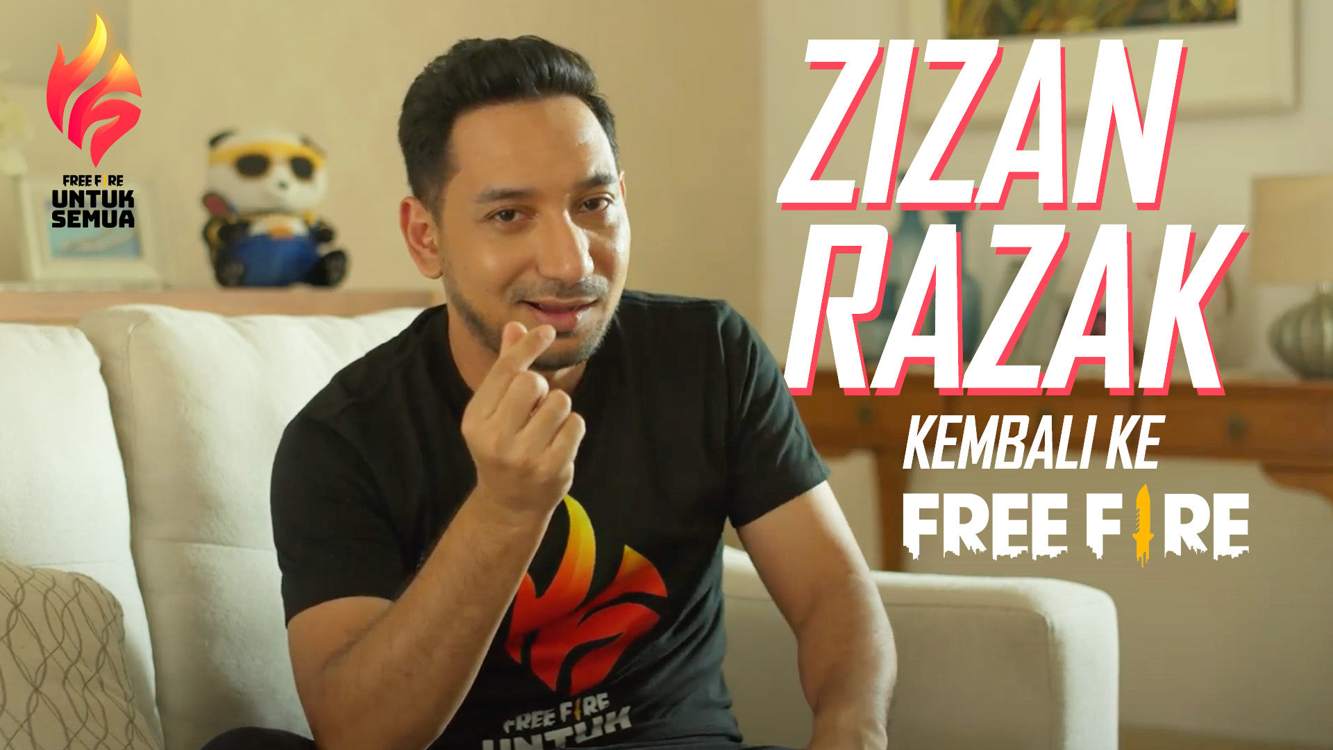 Zizan Razak Returns As Free Fire Ambassador!