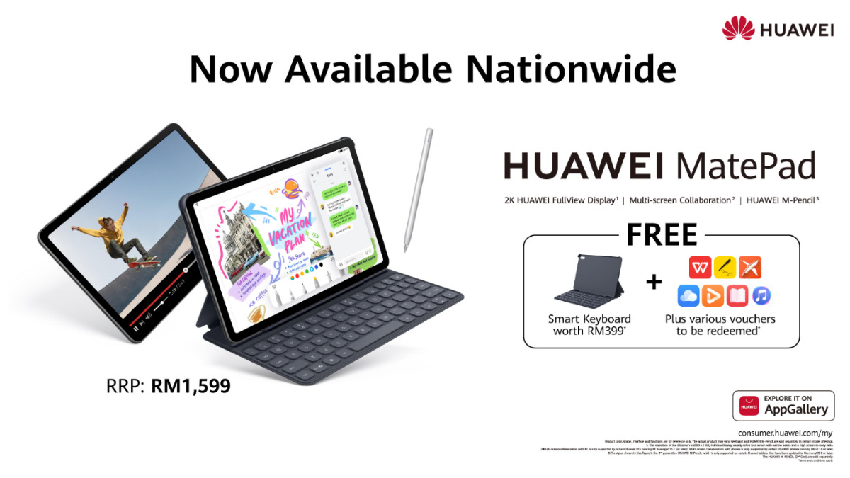 Huawei MatePad 10.4 Is Now Available Nationwide; Freebies Worth Up To RM399 11