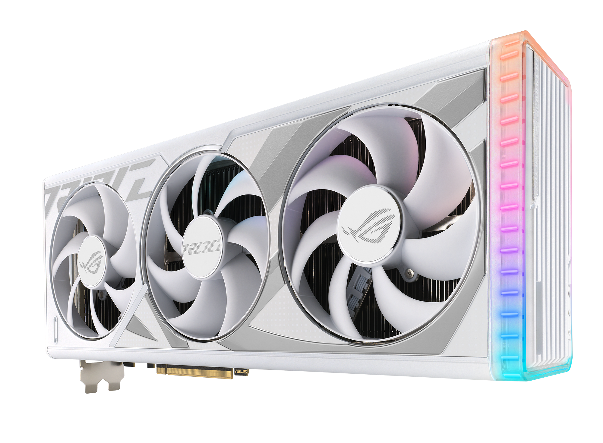 ASUS ROG Strix GeForce RTX 4090 And 4080 White Edition Graphics Cards