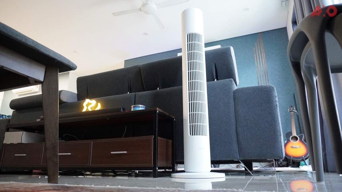 Xiaomi Smart Tower Fan in Living Room