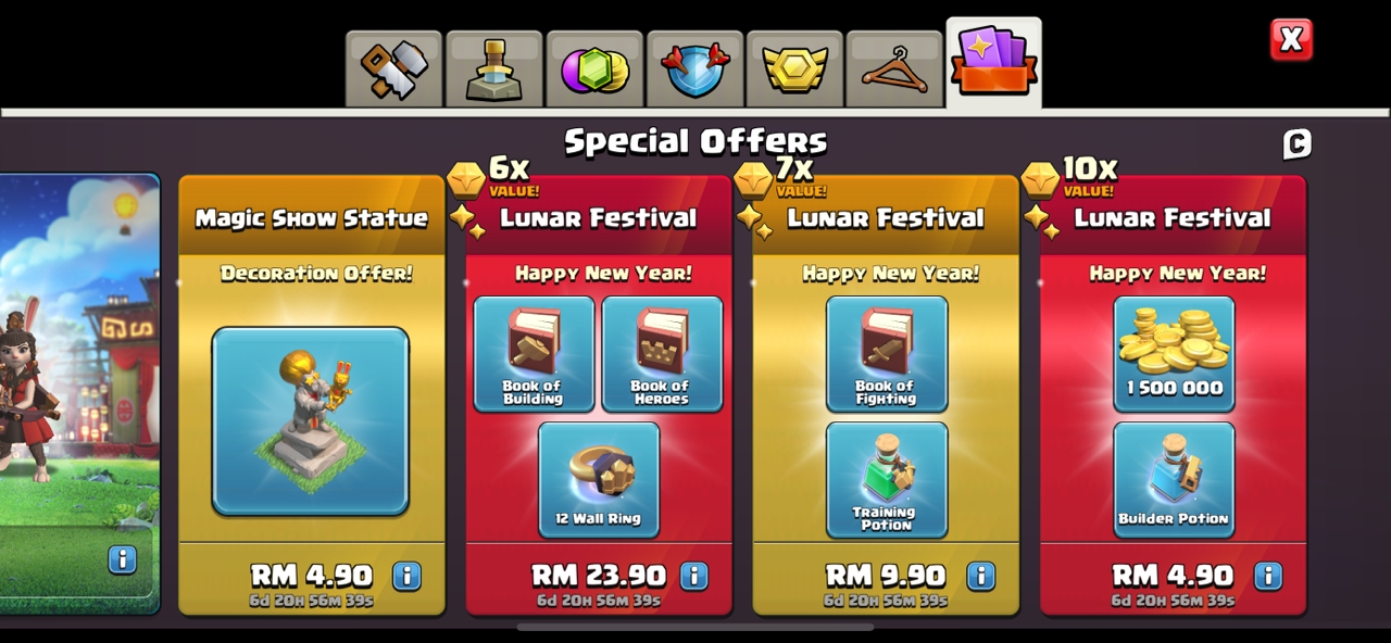 Clash of Clans Special Offers
