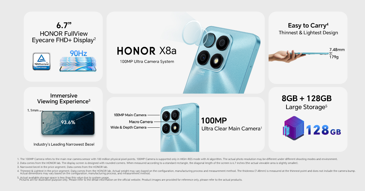 HONOR X8a Launched, 100MP Main Shooter For RM999 8