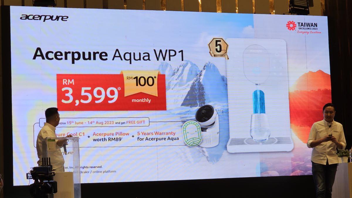 Acer Malaysia Launches Acerpure Aqua WP1 Water Purifier & Pro P2 Classic Air Purifier 8