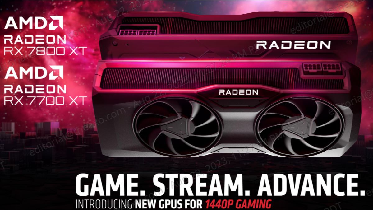 AMD Radeon RX 7700 XT RX 7800 XT